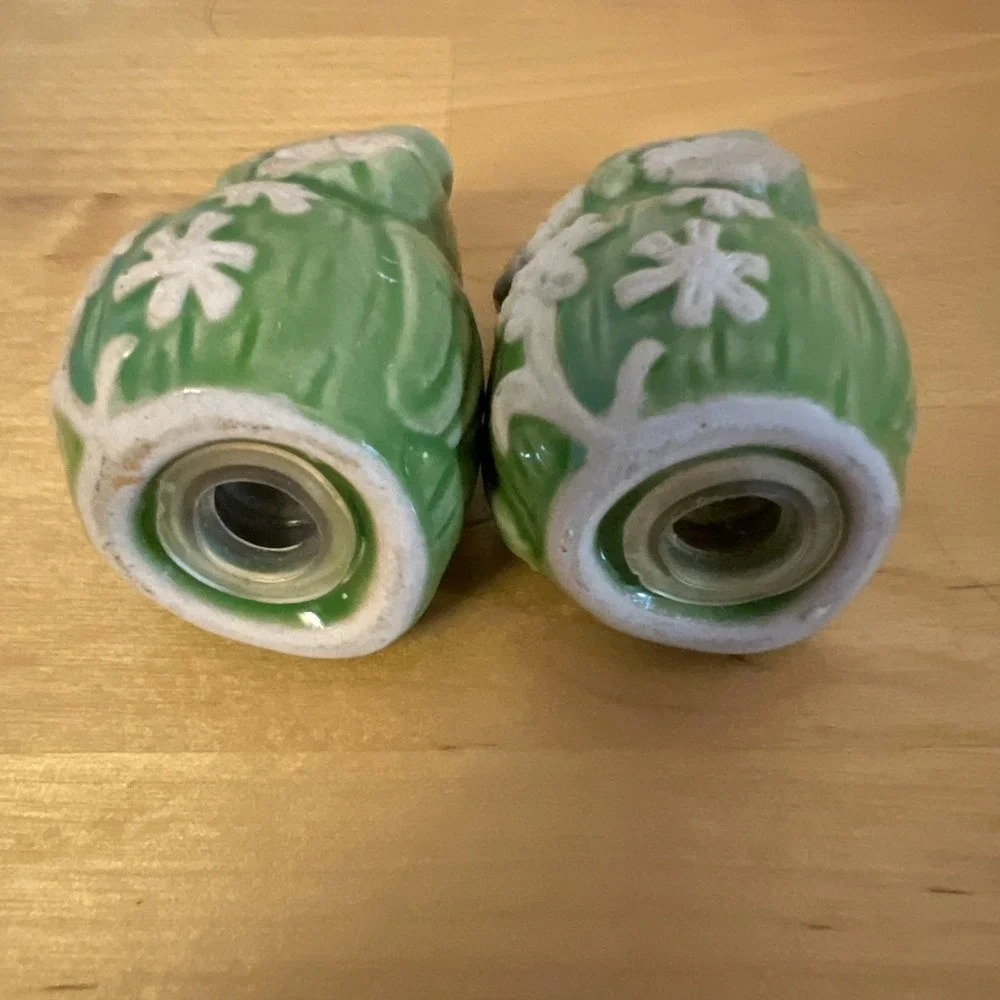 Owl Salt and Pepper ceramic Shakers Vintage Retro
